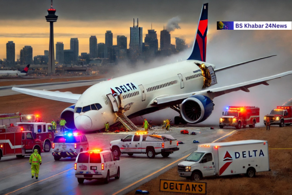 Delta Airlines Flight Crash Landing