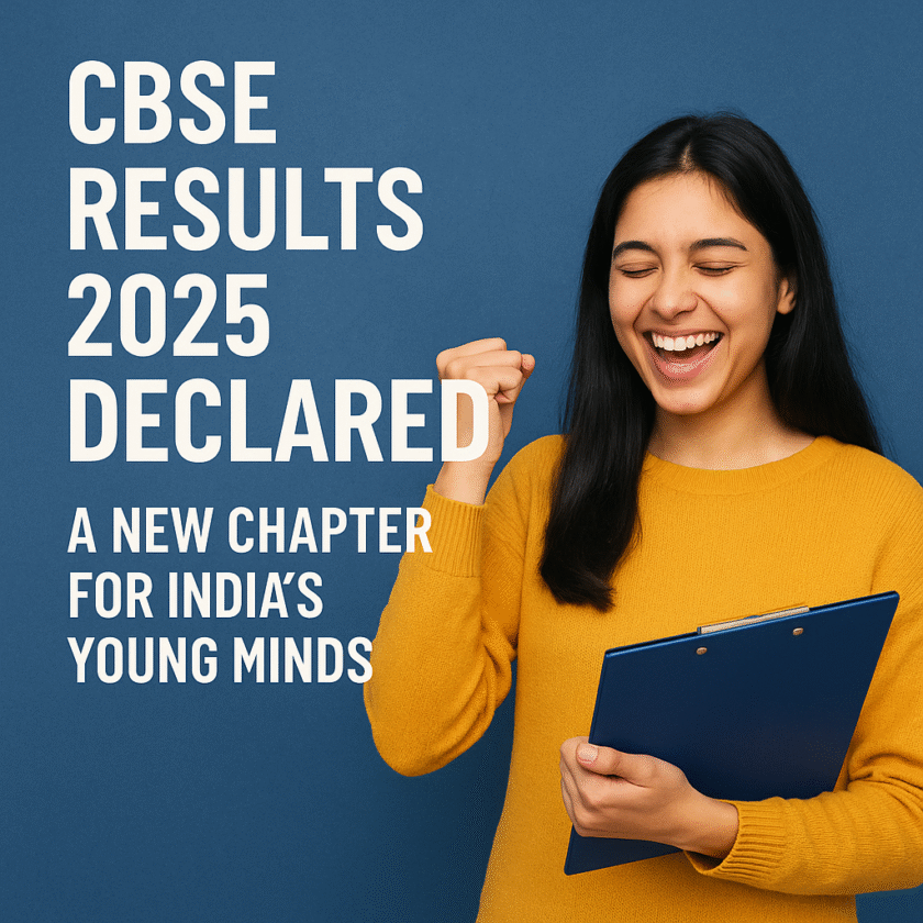 CBSE Results 2025 Declared: A New Chapter for India’s Young Minds