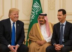 Trump Meets Syrian Leader in Saudi Arabia a Day After Lifting U.S. Sanctions
