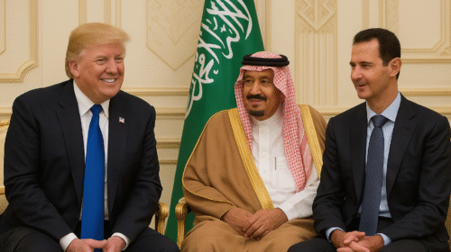 Trump Meets Syrian Leader in Saudi Arabia a Day After Lifting U.S. Sanctions