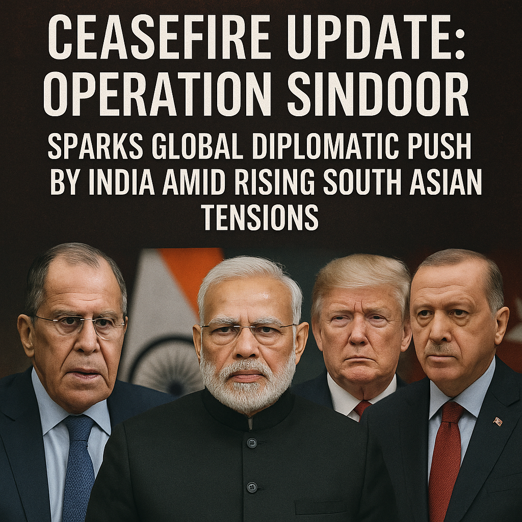 Ceasefire Update: Operation Sindoor Sparks Global Diplomatic Push by India