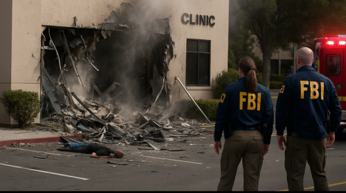 Tragedy Strikes: Bomb Blast Rocks Clinic in California – FBI Labels It a Terrorist Attack