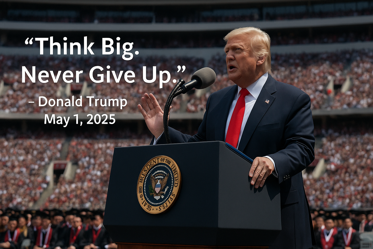 Donald Trump University of Alabama commencement speech 2025