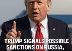 Trump Signals Possible ,Trump Sanctions on Russia, Calls Putin ‘Crazy’
