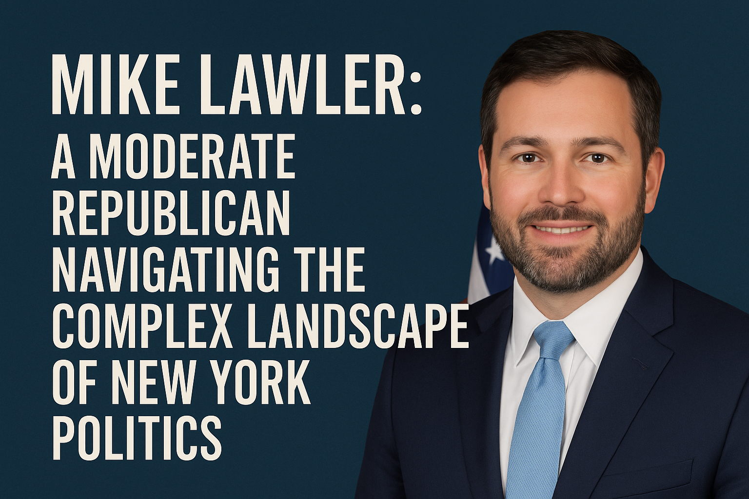 Mike Lawler: A Moderate Republican Navigating the Complex Landscape of New York Politics