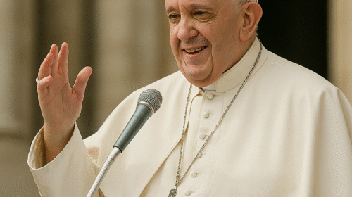 Pope Francis during a public appearance