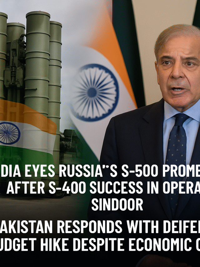 India Eyes Russia’s S-500 Prometheus After S-400 Success in Operation Sindoor; Pakistan Responds with Defence Budget Hike Despite Economic Crisis