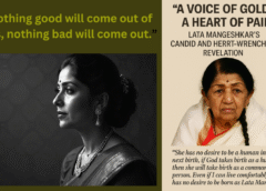 Lata Mangeshkar, India's most famous and cherished playback singer