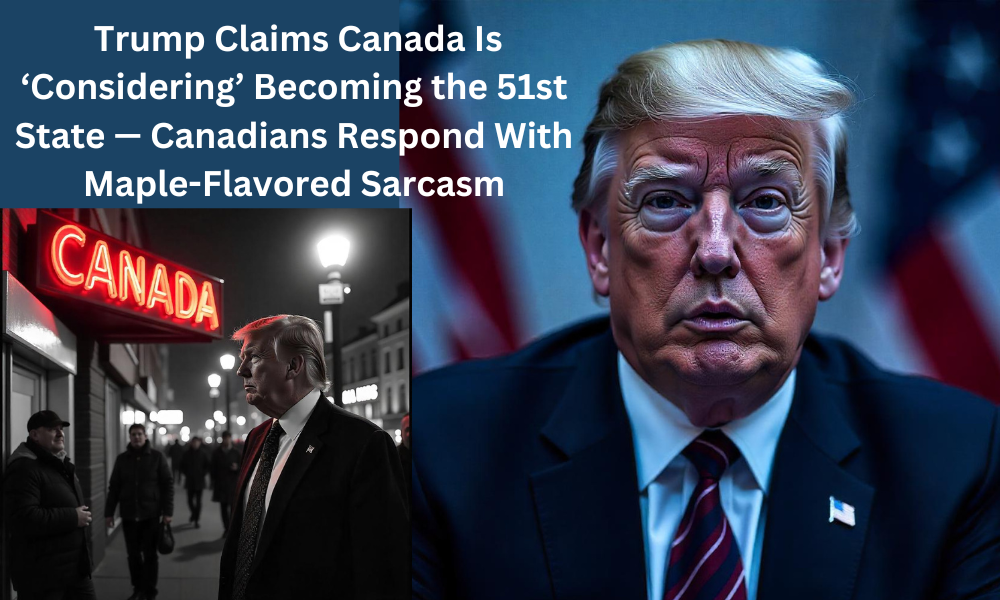 Trump Claims Canada Is ‘Considering’ Becoming the 51st State 