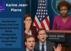 Karine Jean- Pierre Exit from Democratic Party Sends Shockwaves Through White House Press Corps
