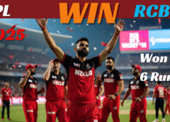 IPL 2025 Thriller: RCB Clinch Narrow Win Over PBKS in High-Octane Clash at Bangalore
