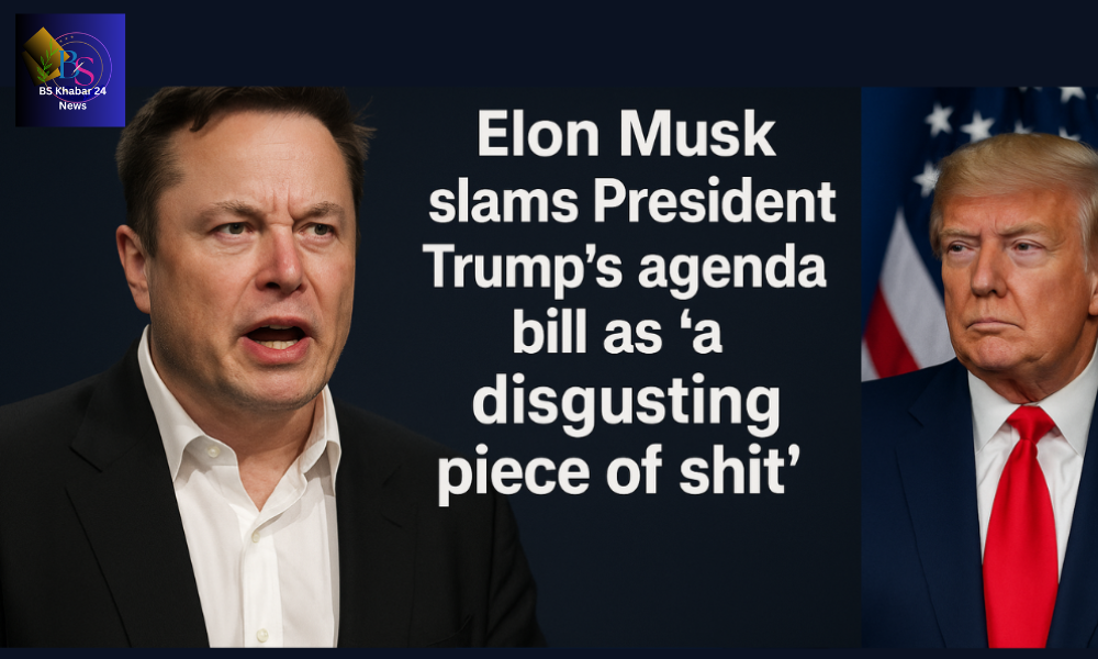 Elon Musk slams Trump agenda bill