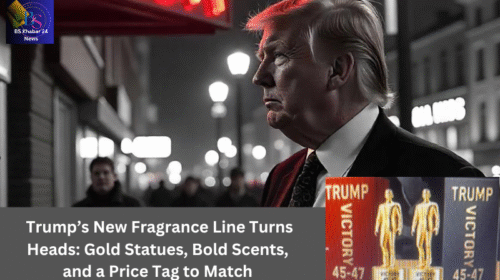 Trump’s New Fragrance Line Turns Heads: Gold Statues, Bold Scents