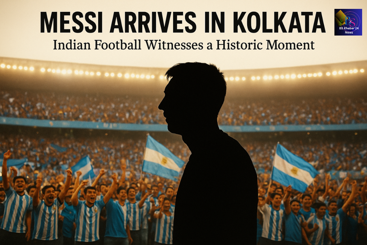 Lionel Messi arrives in Kolkata as fans welcome the football legend in India