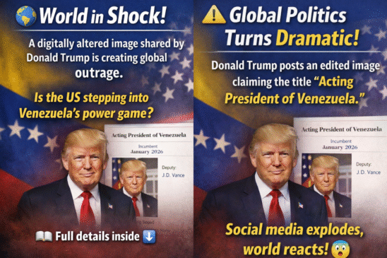 Donald Trump Calls Himself “Acting President of Venezuela” in Viral Post